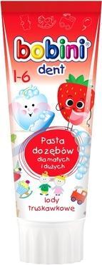 Produktbild Bobini Dent Children's Toothpaste Strawberry Flavor for Ages 1 and Up (75 ml)