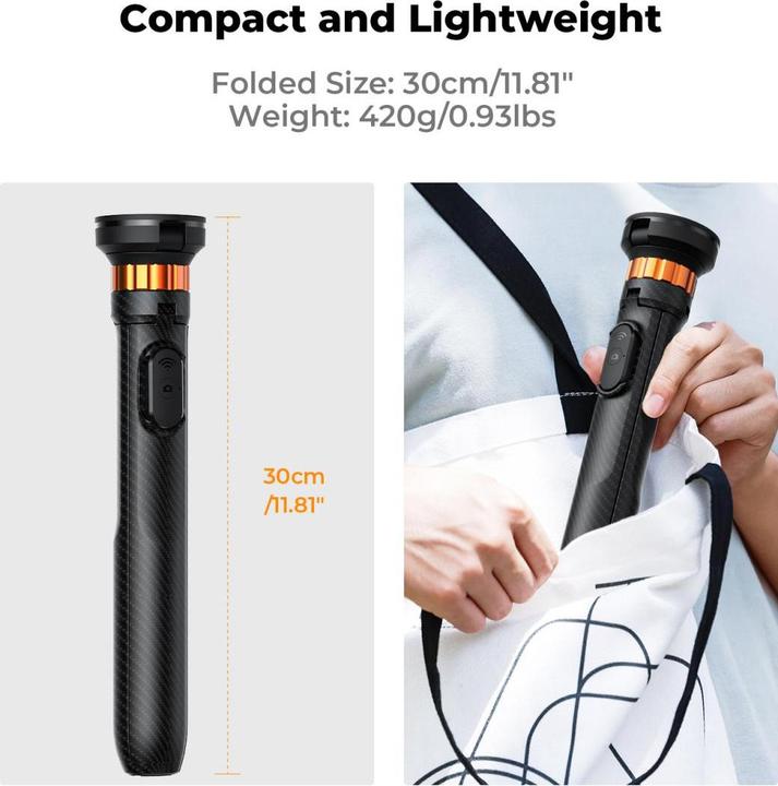 Actual product image K&F Concept Selfie Ms19 tripod with MagSafe mount (Plastic)