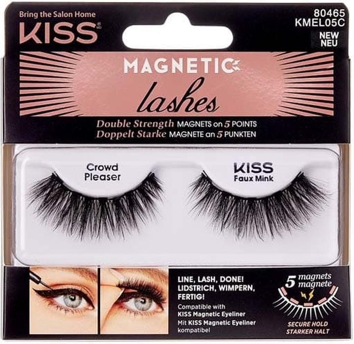 Produktbild KISS My Face - Magnetic Lashes Double Strength - Magnetic Eyelashes 05 Crowd Pleaser (Künstliche Wimpern)