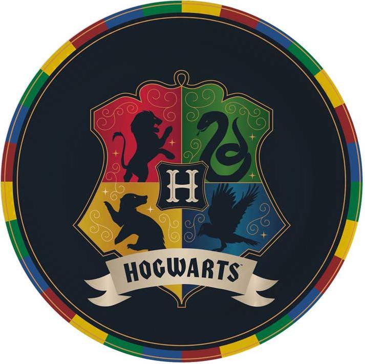 Amscan Teller HP Hogwartz (8 x)
