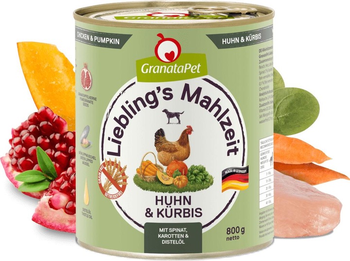 Produktbild Granatapet Liebling's Mahlzeit Huhn und Kürbis (Adult, 1 Stk., 800 g)