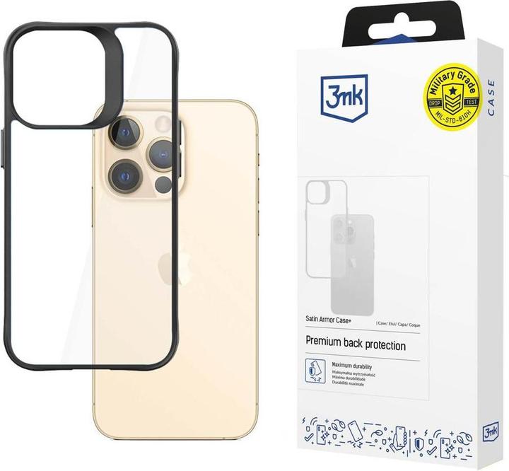 Image du produit 3MK SatinArmor + étui pour iPhone 13 Pro Max Classe militaire (Apple iPhone 13 Pro Max)