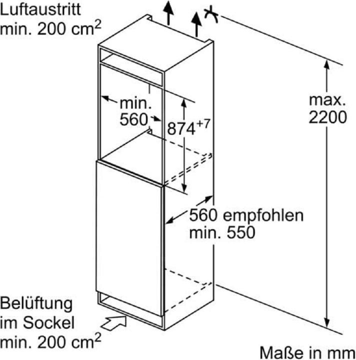 Actual product image Siemens GI21VADD0 (Installation, 95 l)