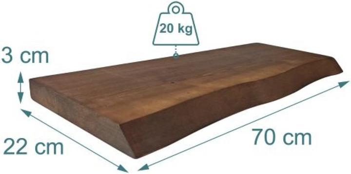 Produktbild Relaxdays Wandregal (70 x 22 x 3 cm)