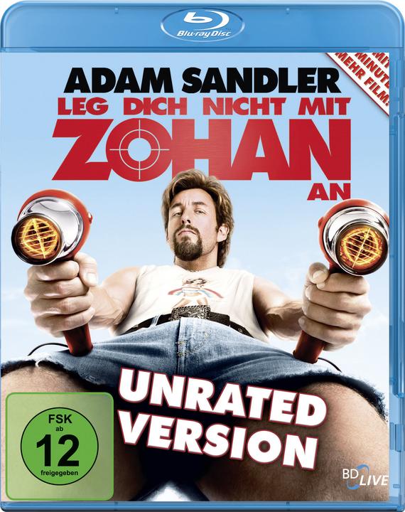 Immagine prodotto Non si scherza con lo Zohan. (Blu-ray, 2008, Tedesco, Spagnolo, Portoghese, Inglese)