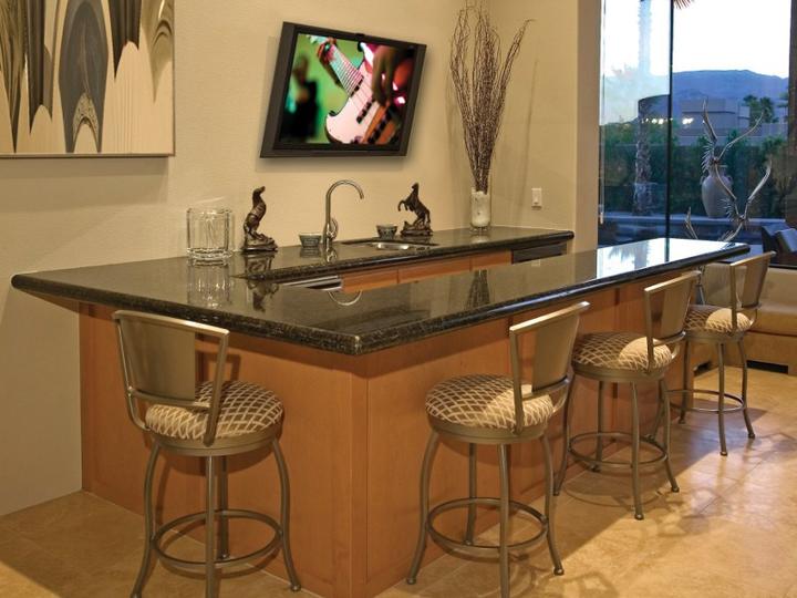 Productafbeelding Peerless ST640P Universele muurbeugel voor 81cm tot 127cm 32inch tot 50inch beeldschermen Kleur Zwart (Muur, 50", 68 kg)