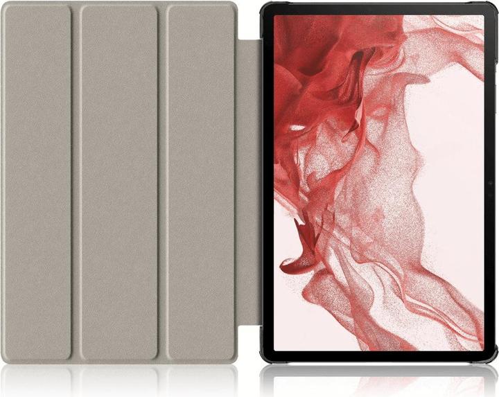Actual product image Cover-Discount Galaxy Tab S9+ - Tri-fold Smart Case red (Galaxy Tab S9+, Galaxy Tab S10+)