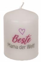 Actual product image Out of the blue Pillar Candle Best Mum in the World 6x8cm 181136 (1 pcs.)
