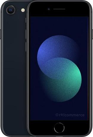 Produktbild Re!commerce iPhone SE 2022 (64 GB, Schwarz, 4.70", 12 Mpx, B / Sehr gut)