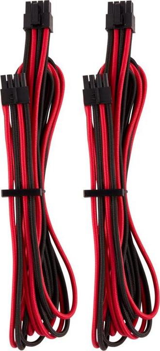 Produktbild Corsair Premium Sleeved EPS12V ATX12V-Kabel, Doppelpack (Gen 4)