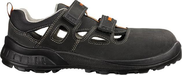 Produktbild Runnex unisex S1 Sicherheitssandalen "5100" TeamStar schwarz Grösse 47 (S1, 47)