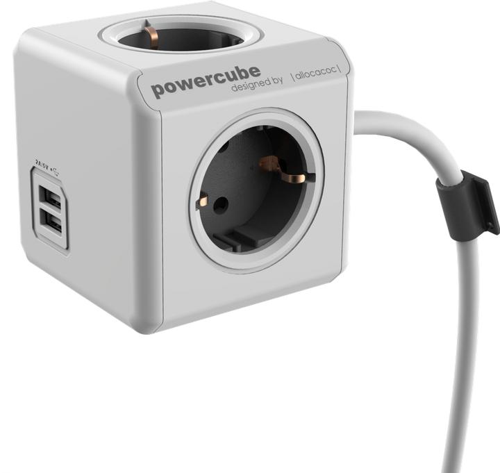 Immagine prodotto Allocacoc PowerCube Extended USB tipo F (4 x, USB-A, 3 m)
