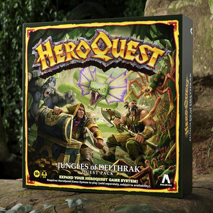 Produktbild Hasbro HeroQuest Brettspiel-Erweiterung Jungles of Delthrak Abenteuerpack *Englische Version* (Englisch)