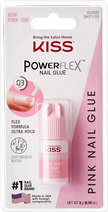 Produktbild KISS Power Flex (Nagelkleber, Rosa)