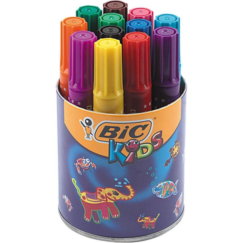 Bic, Evidenziatori, Decoralo Jumbo Markers (12 x)