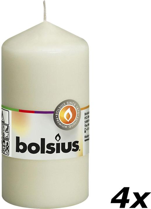 Actual product image Bolsius Set of 4 Pillar Candle (4 pcs.)