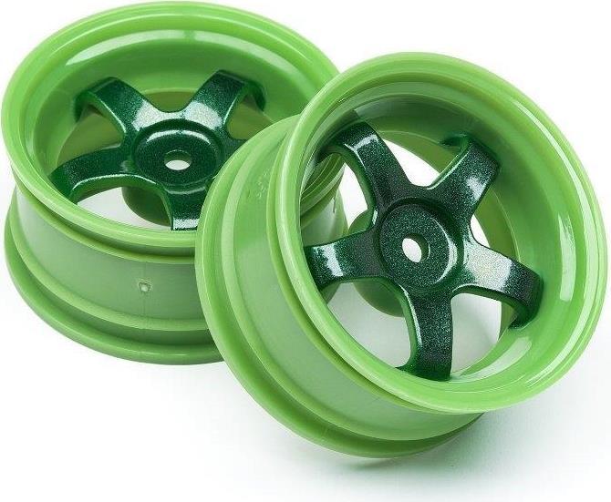 Produktbild HPI Work Meister S1 Wheel Green (6mm Offset/2pcs)