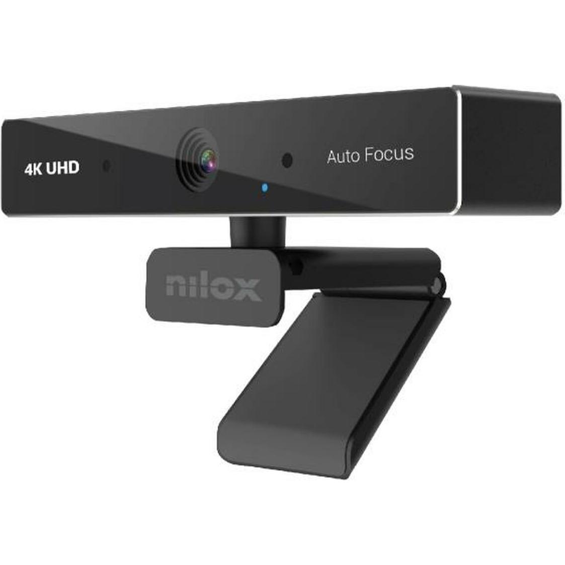 Nilox Web CAM 4k Automatic, Webcam, Nero