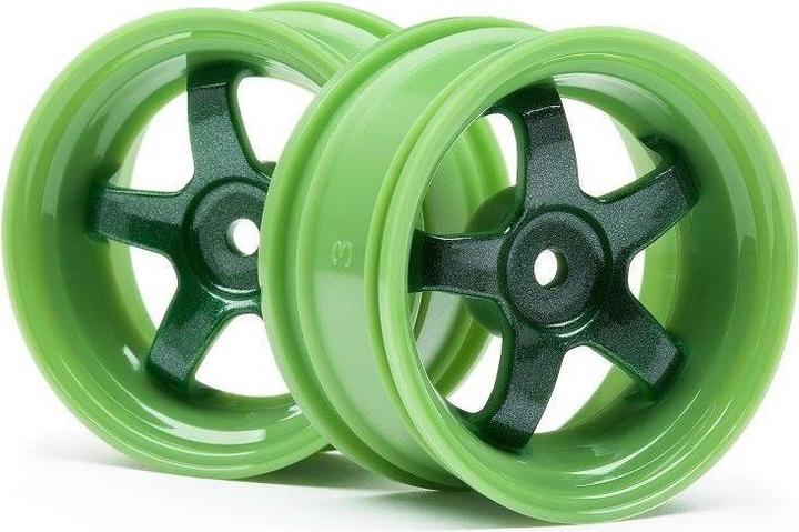 Produktbild HPI Work Meister S1 Wheel Green (6mm Offset/2pcs)