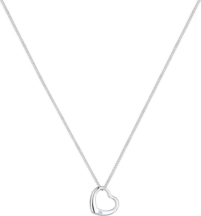 Immagine prodotto Elli Cuore (Argento 925, Diamante, 45 cm)