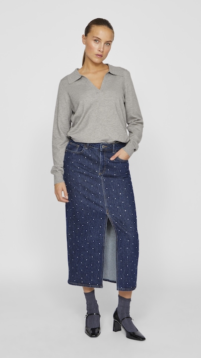 Image du produit Vila Jupe midi taille haute (36)