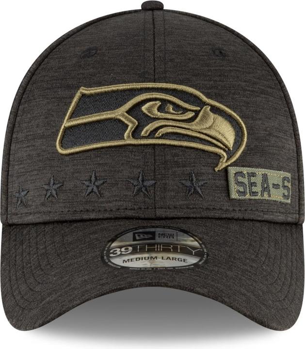 Image du produit New Era NFL Seattle Seahawks 39Thirty Salute to Service Cap (M, L)