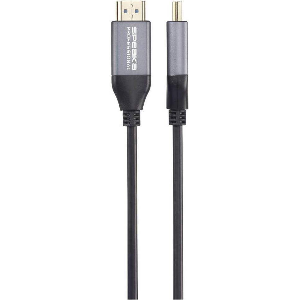 Thumbnail - SpeaKa Professional HDMI / Glasfaser Anschlusskabel HDMI-A Stecker, HDMI-A Steck (80 m, HDMI), Video Kabel
