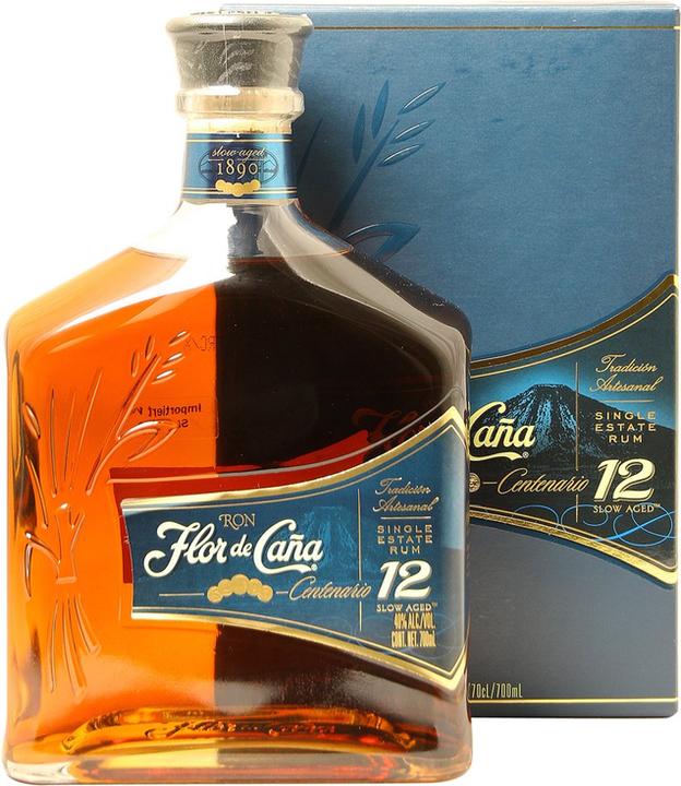 Immagine prodotto Flor de Caña Centenario 12 Años Ron (1 x 70 cl)