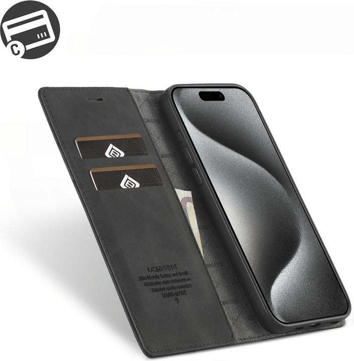 Produktbild LC.Imeeke iPhone 16 Pro Max - Flip Case Vintage (Apple iPhone 16 Pro Max)