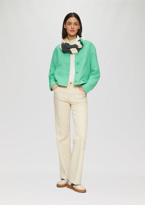 Actual product image S.Oliver Snood Gestreifter Loop-Schal aus Wollmix