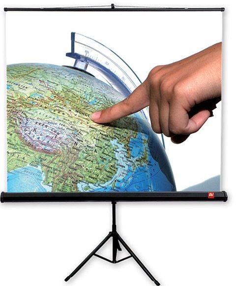 Actual product image Avtek Tripod Standard 175 - Projection screen with tripod - 247 cm (97") (98.03", 1:1)