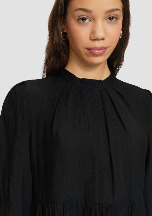 Actual product image S.Oliver Kleid Strukturiertes Midikleid aus Viskosemix (32)