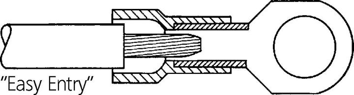 Produktbild Lapp Kabel Ringkabelschuh Querschnitt (max.)=6 mm² Teilisoliert Gelb 63104370 50 St.