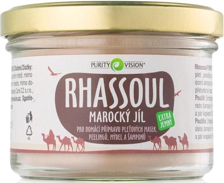 Actual product image Purity Vision Rhassoul Moroccan Clay 200g