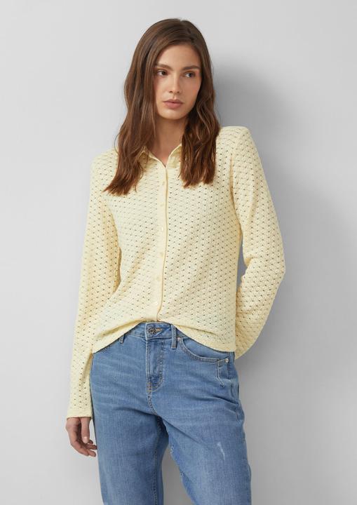 Immagine prodotto s.Oliver Jersey-Bluse aus Lochspitze (38)