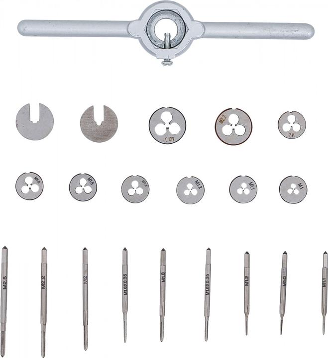 Actual product image BGS Tap and Die Set | M1 - M2.5 | 31 pcs.