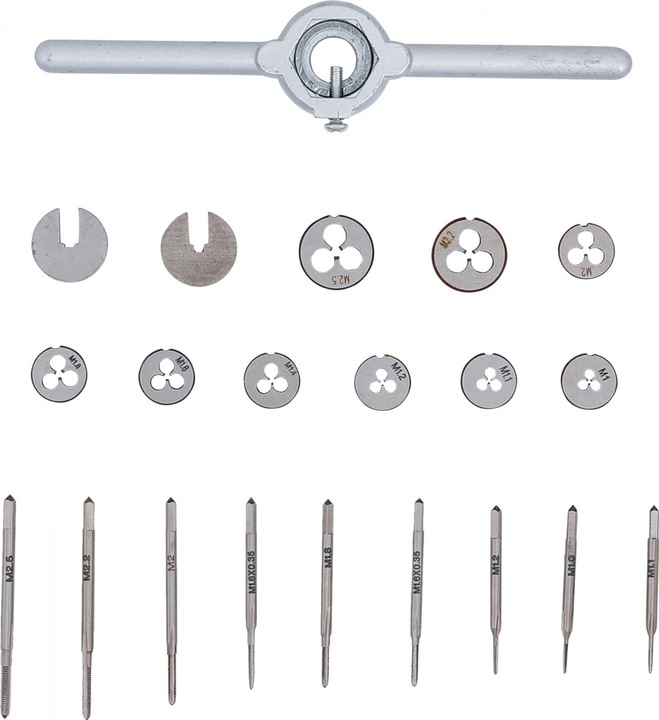 Immagine prodotto BGS Set di maschi e matrici | M1 - M2.5 | 31 pezzi.