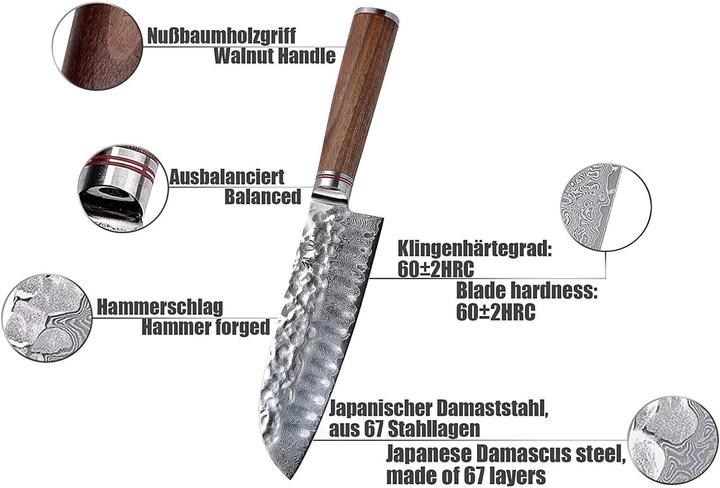 Produktbild Wakoli Santoku Messer (17.50 cm)