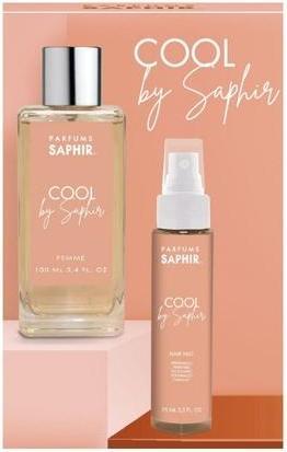 Immagine prodotto Saphir Cool Eau De Parfum Spray 100ml e Hair Mist 75ml (Eau de parfum)