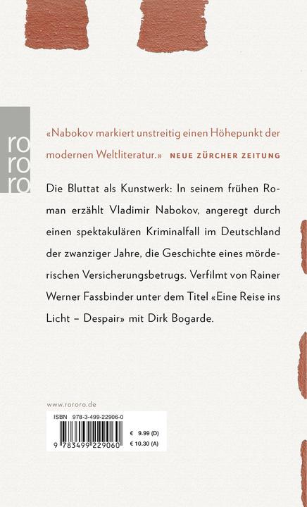 Produktbild Verzweiflung (Deutsch, Vladimir Nabokov, 2001)