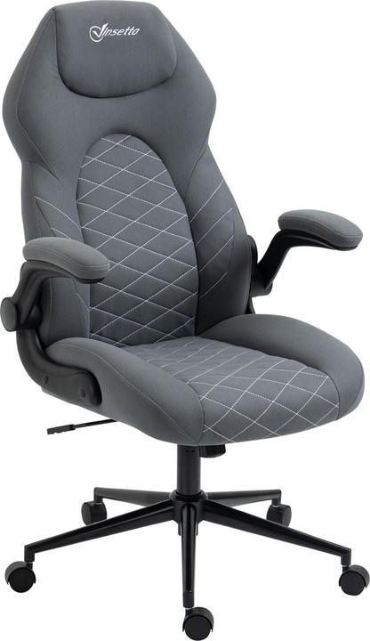 Immagine prodotto Vinsetto Sedia da ufficio con poggiatesta e braccioli (46 - 56 cm)