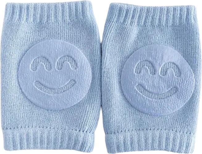 Milkii Baby Knieschoner mit Anti-Rutsch Haftung, Hellblau