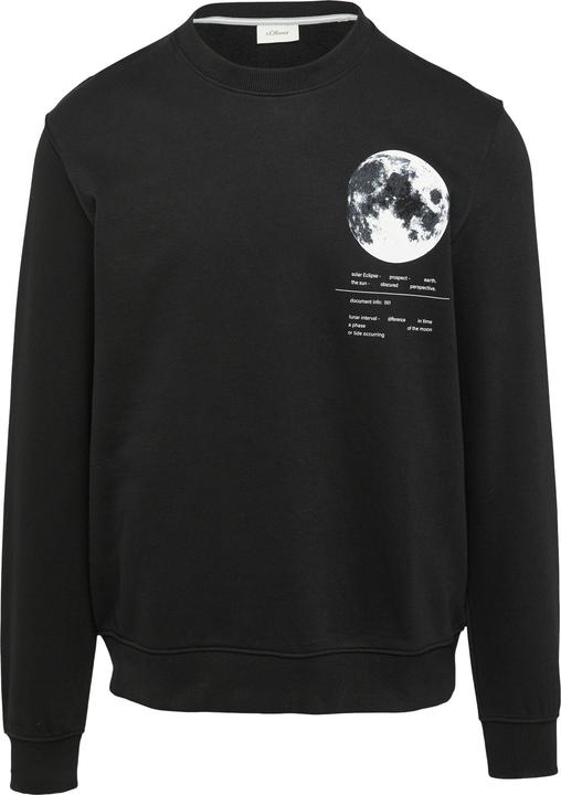 Produktbild s.Oliver Sweatshirt Wärmendes Sweatshirt mit Frontprint (M)