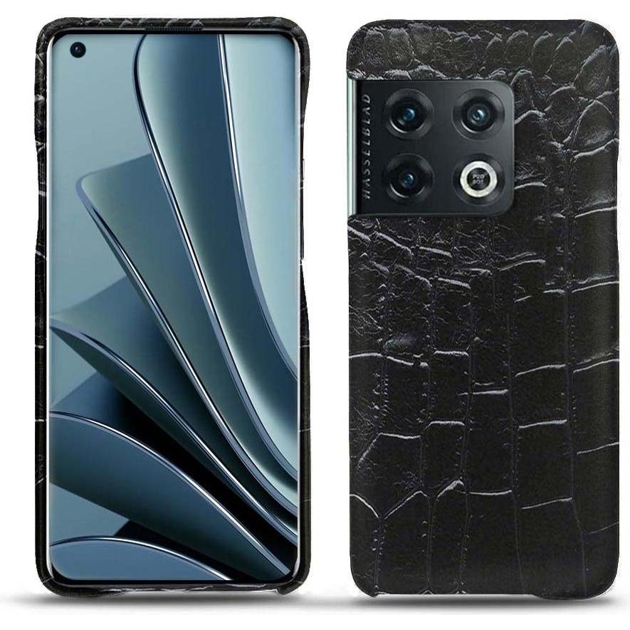 Noreve Lederschutzhülle (OnePlus 10 Pro), Smartphone Hülle, Schwarz