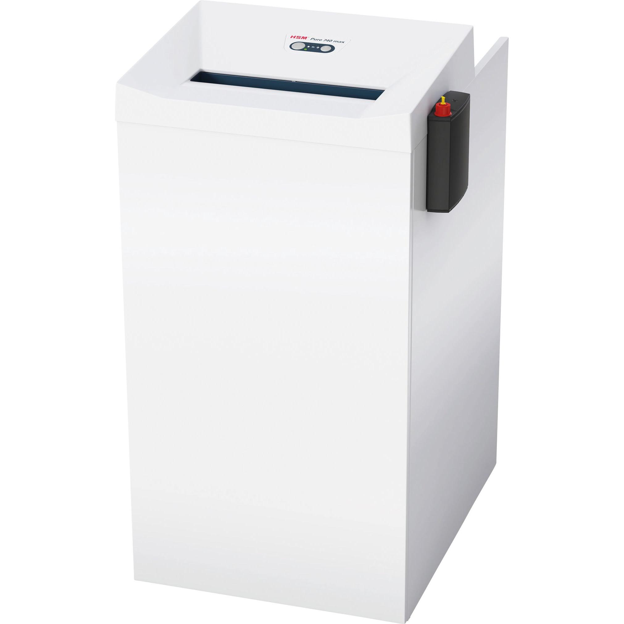 HSM, Aktenvernichter, Pure 740 MAX - 4.5 x 30 mm Partikelschnitt, Volumen 240 Liter (Partikelschnitt)
