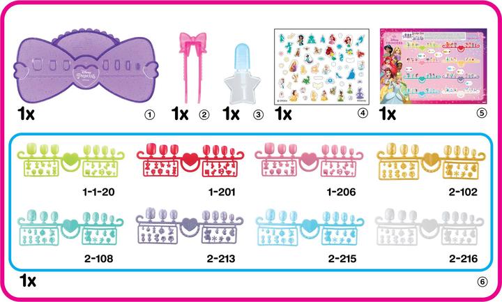 Produktbild Epoch Aquabeads 35071 Disney Prinzessinnen Nagelstudio, Multicolor (Kunstnägel)