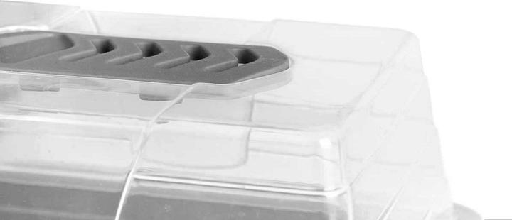 Immagine prodotto Ibergarden Gewächshaus FYT2058102 Grau Durchsichtig Kunststoff 38,4 x 17,5 x 24,7 cm (8 Stück)