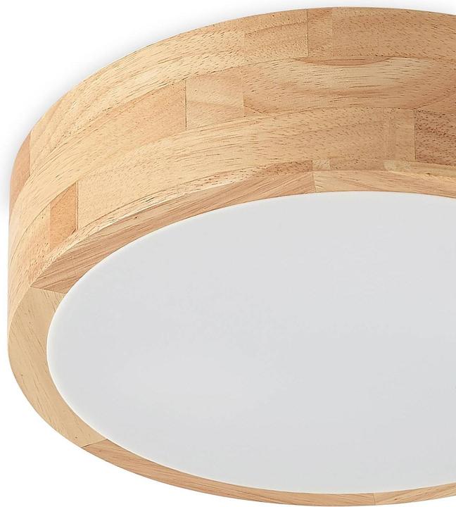 Produktbild Lindby Tanju Deckenleuchte, Eichenholz, Ø 30 cm (E27)