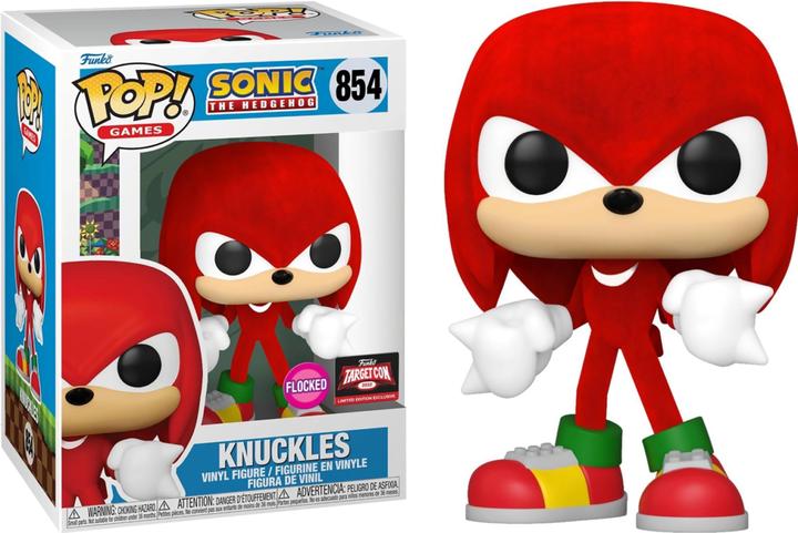 Image du produit Funko POP! Games Sonic the Hedgehog Knuckles Edition Limitée Floquée Con
