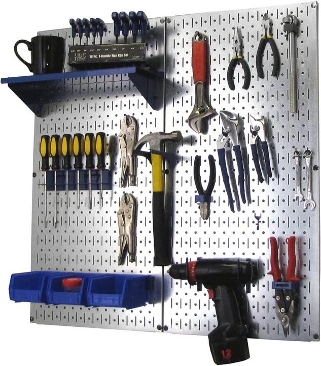 Actual product image Wall Control Steel Pegboard Utility Tool Storage Kit